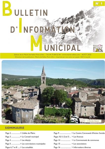Le "Bulletin d'Information Municipal"