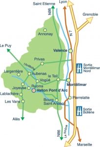 carte d'accès à Vallon