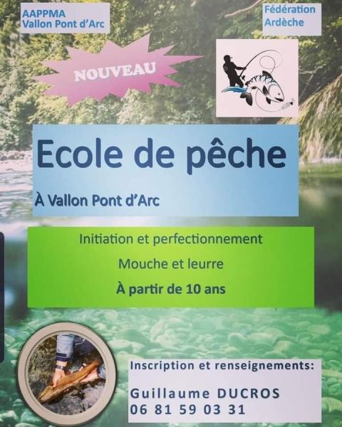 Une école de pêche à Vallon !
