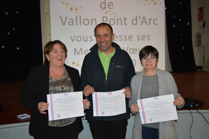 Remise de médailles