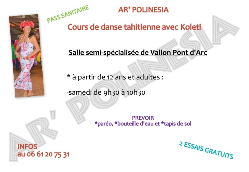 Nouveauté > Danse tahitienne !!!